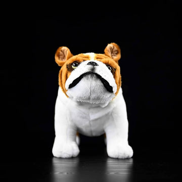 Realistic Bulldog Stuffed Animal Plush Toy, Lifelike Plushies